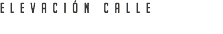 elevación calle
